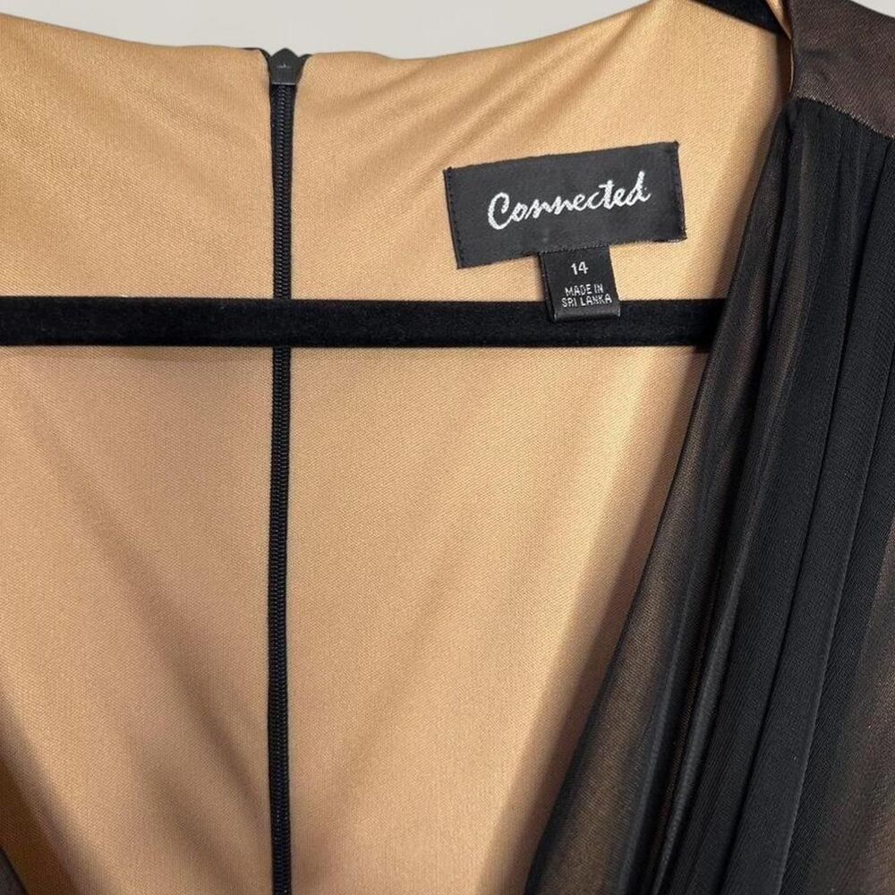Connected Women's Black and Brown Dress - Picture 5 of 6
